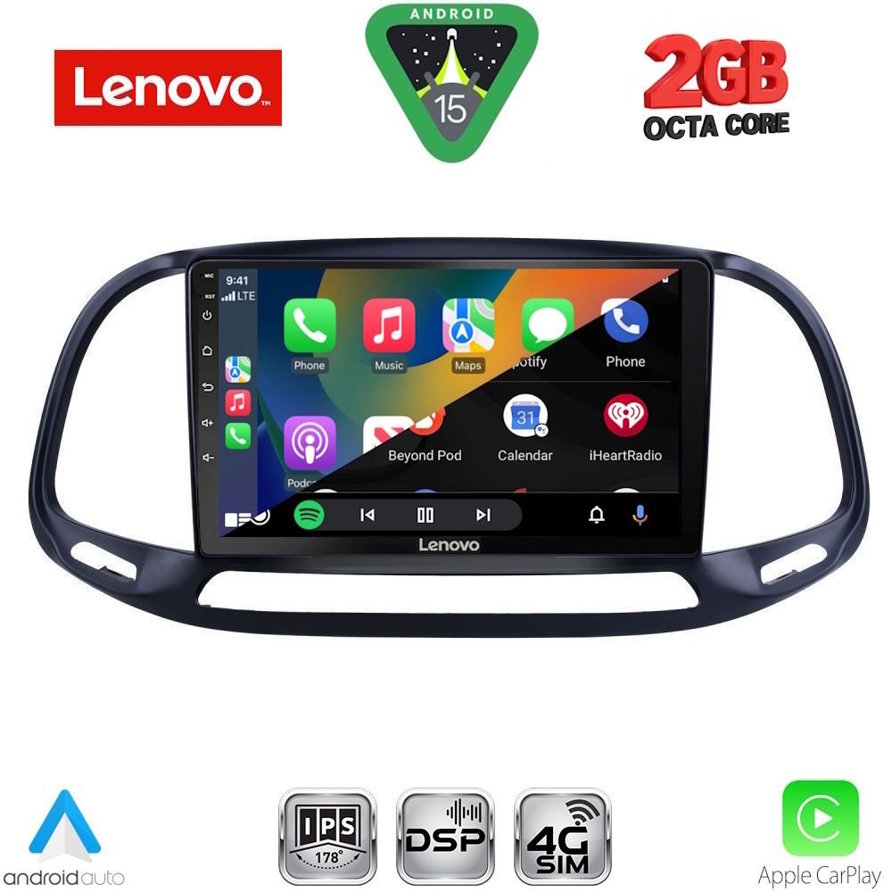 LENOVO LVF 5138_CPA (9inc) MULTIMEDIA TABLET for FIAT DOBLO – OPEL COMBO mod. 2015-2018 LENOVO LVF 5138_CPA (9inc) MULTIMEDIA TABLET for FIAT DOBLO – OPEL COMBO mod. 2015-2018