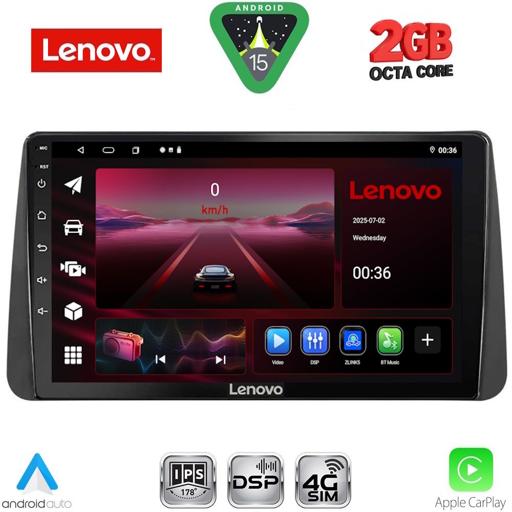 LENOVO LVF 5149_CPA DASH (9inc) MULTIMEDIA TABLET for FIAT TIPO mod. 2018-2023 LENOVO LVF 5149_CPA DASH (9inc) MULTIMEDIA TABLET for FIAT TIPO mod. 2018-2023