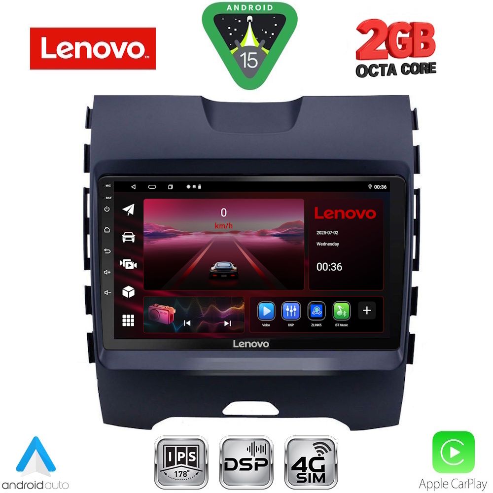 LENOVO LVF 5152_CPA (9inc) MULTIMEDIA TABLET for FORD EDGE mod. 2015-2023 LENOVO LVF 5152_CPA (9inc) MULTIMEDIA TABLET for FORD EDGE mod. 2015-2023