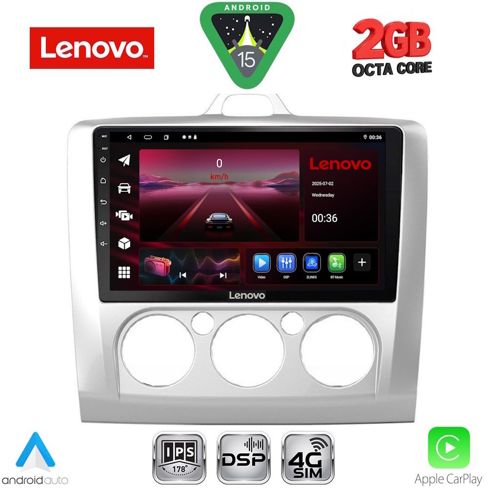 LENOVO LVF 5156SL_CPA A/C (9inc) MULTIMEDIA TABLET for FORD FOCUS mod. 2005-2012 (SILVER) LENOVO LVF 5156SL_CPA A/C (9inc) MULTIMEDIA TABLET for FORD FOCUS mod. 2005-2012 (SILVER)