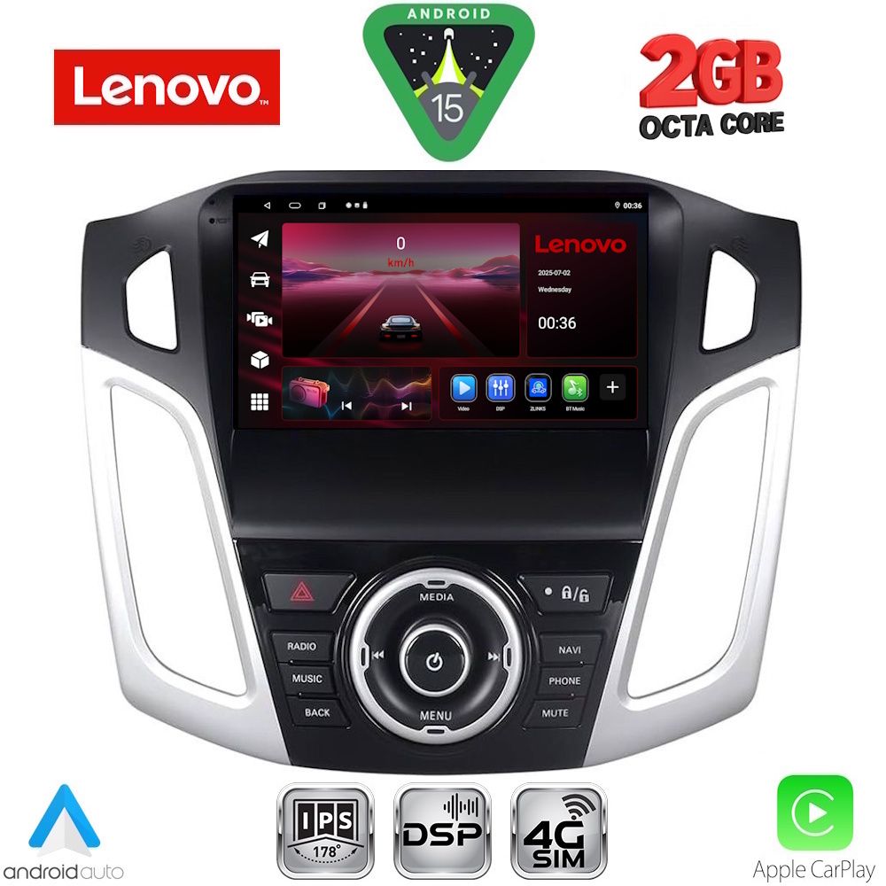 LENOVO LVF 5157_CPA (9inc) MULTIMEDIA TABLET for FORD FOCUS mod. 2011-2018 LENOVO LVF 5157_CPA (9inc) MULTIMEDIA TABLET for FORD FOCUS mod. 2011-2018
