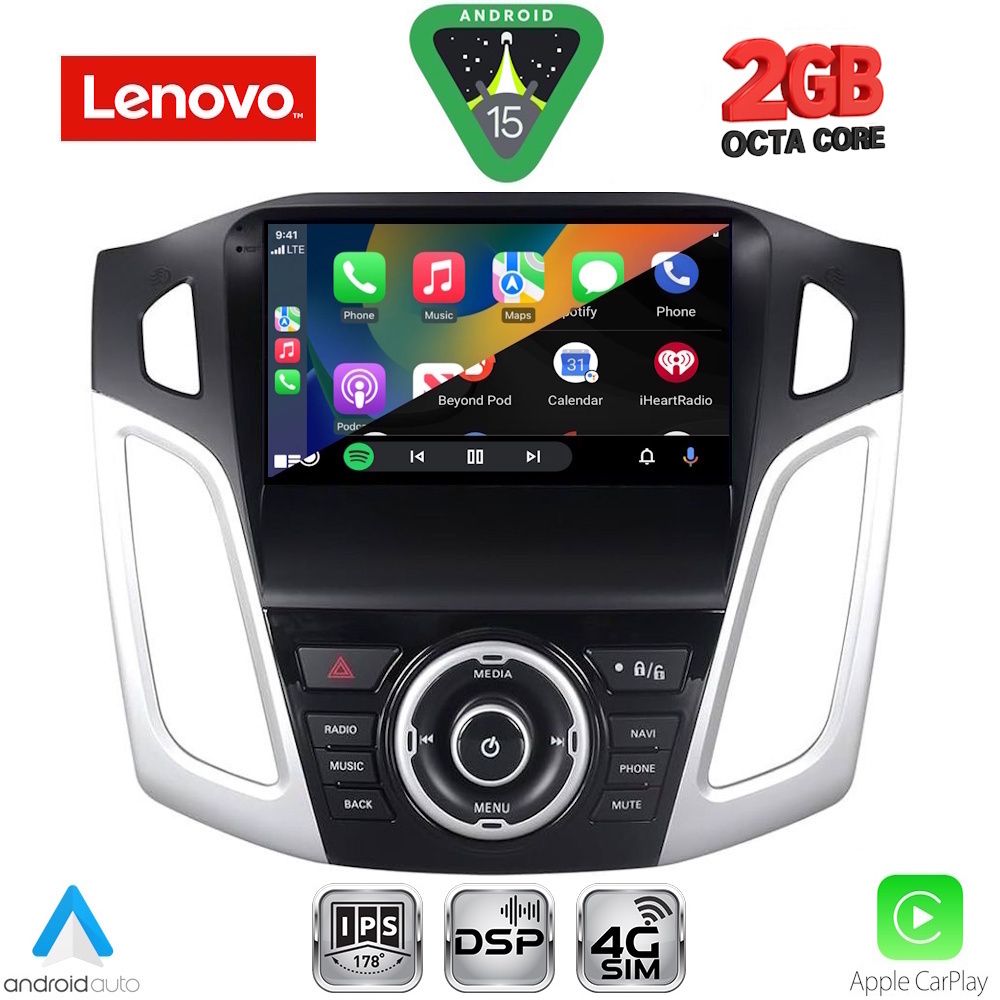 LENOVO LVF 5157_CPA (9inc) MULTIMEDIA TABLET for FORD FOCUS mod. 2011-2018 LENOVO LVF 5157_CPA (9inc) MULTIMEDIA TABLET for FORD FOCUS mod. 2011-2018