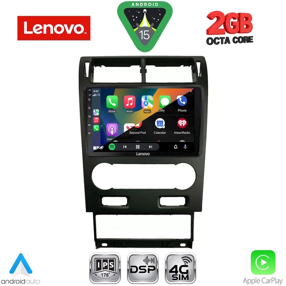 LENOVO LVF 5161A_CPA (9inc) MULTIMEDIA TABLET for FORD MONDEO mod. 2003-2006 LENOVO LVF 5161A_CPA (9inc) MULTIMEDIA TABLET for FORD MONDEO mod. 2003-2006