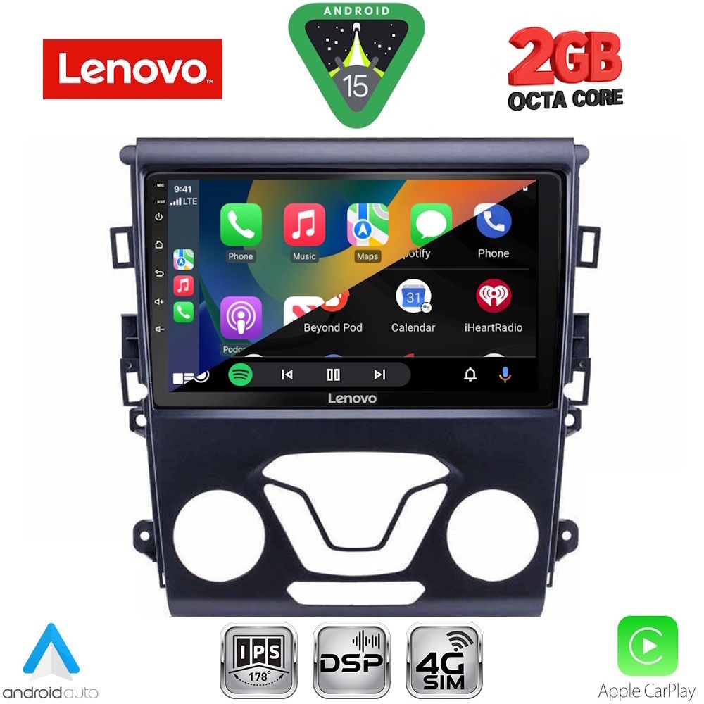 LENOVO LVF 5164_CPA A/C (9inc) MULTIMEDIA TABLET for FORD MONDEO mod. 2014-2023 LENOVO LVF 5164_CPA A/C (9inc) MULTIMEDIA TABLET for FORD MONDEO mod. 2014-2023