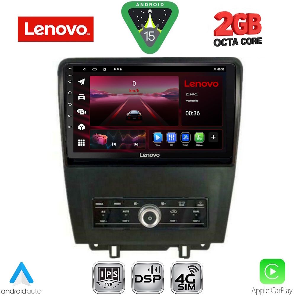 LENOVO LVF 5165_CPA (9inc) MULTIMEDIA TABLET for FORD MUSTANG mod. 2010-2015 LENOVO LVF 5165_CPA (9inc) MULTIMEDIA TABLET for FORD MUSTANG mod. 2010-2015