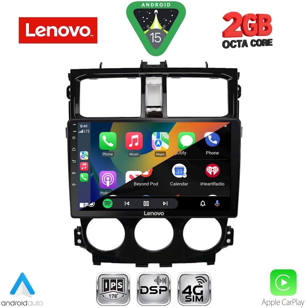 LENOVO LVF 5435_CPA (9inc) MULTIMEDIA TABLET for MITSUBISHI COLT mod. 2013-2023 LENOVO LVF 5435_CPA (9inc) MULTIMEDIA TABLET for MITSUBISHI COLT mod. 2013-2023