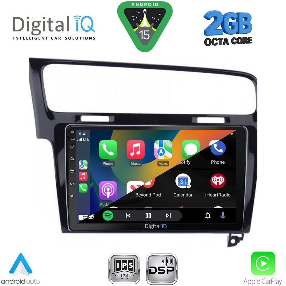 DIGITAL IQ RSF 4747BL_CPA (10inc) MULTIMEDIA TABLET for VW GOLF 7 mod. 2013-2020 DIGITAL IQ RSF 4747BL_CPA (10inc) MULTIMEDIA TABLET for VW GOLF 7 mod. 2013-2020