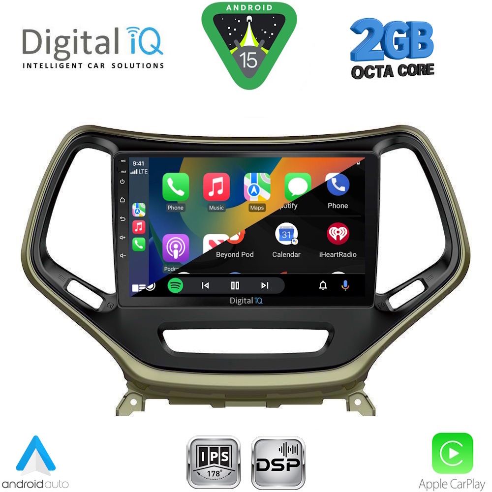 DIGITAL IQ RSF 4273_CPA (10inc) MULTIMEDIA TABLET for JEEP CHEROKEE mod. 2014-2024 DIGITAL IQ RSF 4273_CPA (10inc) MULTIMEDIA TABLET for JEEP CHEROKEE mod. 2014-2024