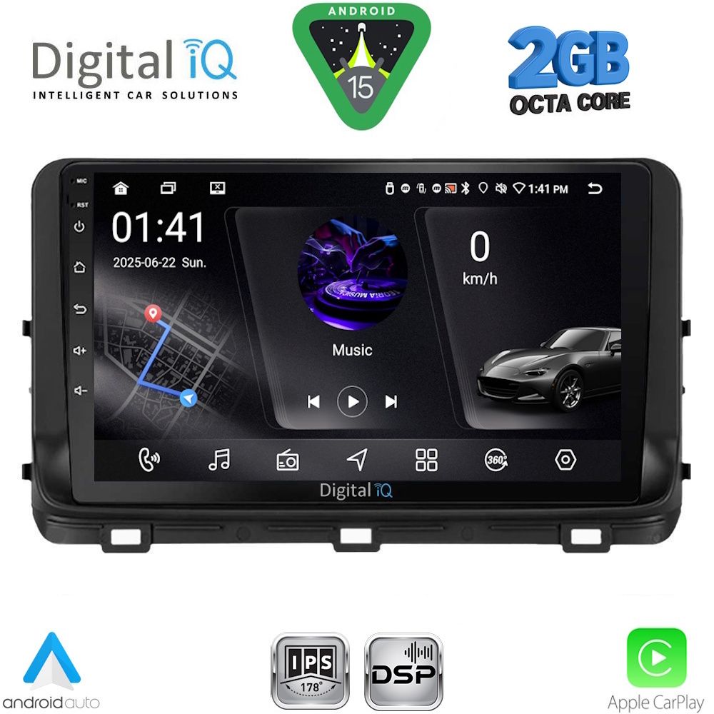 DIGITAL IQ RSF 4303_CPA (10inc) MULTIMEDIA TABLET for KIA CEED - XCEED mod. 2018-2022 DIGITAL IQ RSF 4303_CPA (10inc) MULTIMEDIA TABLET for KIA CEED - XCEED mod. 2018-2022