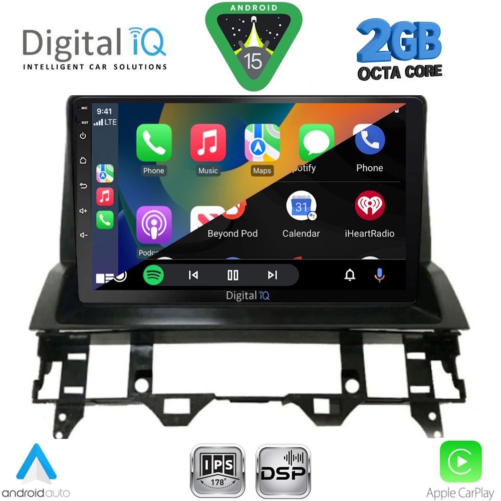 DIGITAL IQ RSF 4376_CPA DASH (10inc) MULTIMEDIA TABLET for MAZDA 6 mod. 2002-2008 DIGITAL IQ RSF 4376_CPA DASH (10inc) MULTIMEDIA TABLET for MAZDA 6 mod. 2002-2008