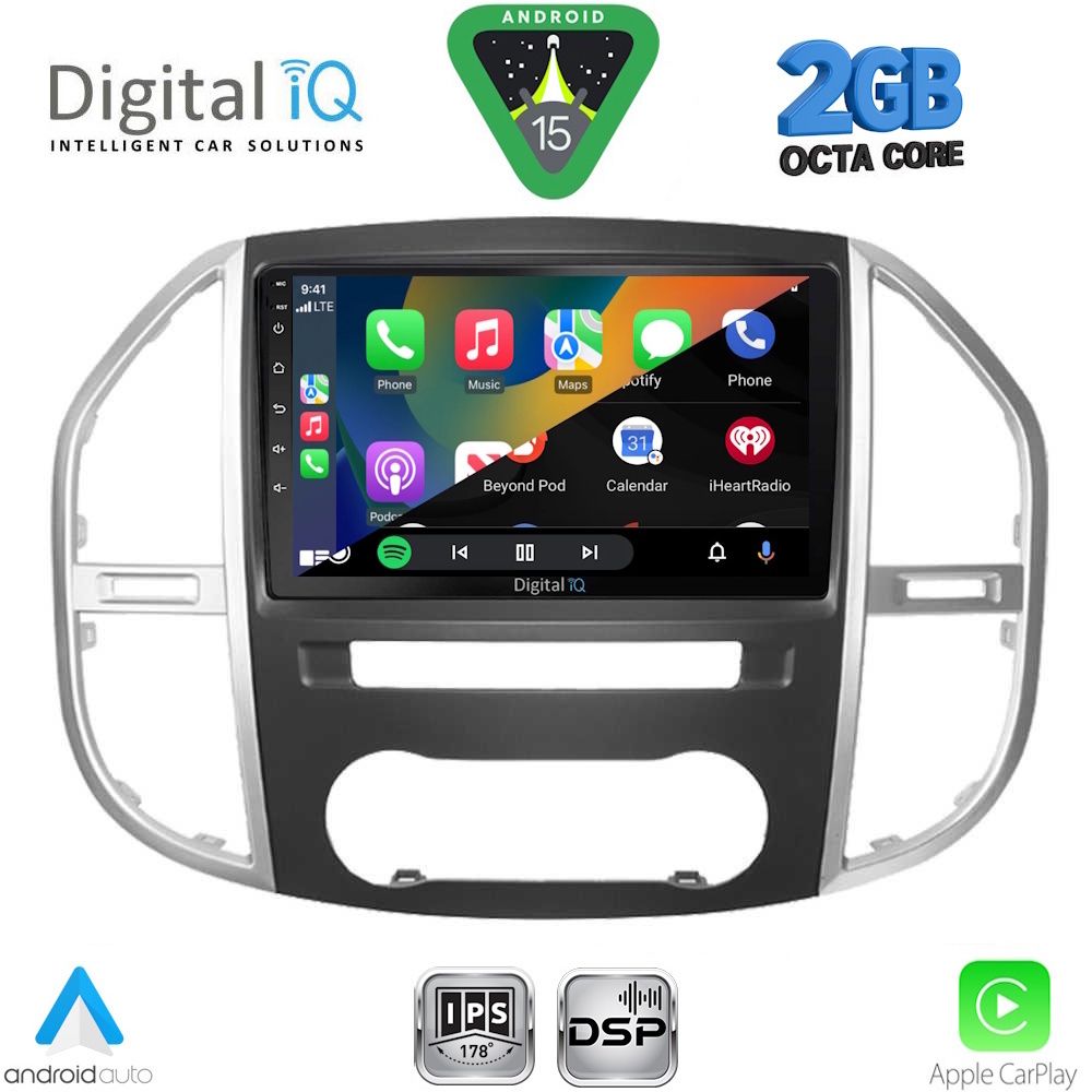 DIGITAL IQ RSF 4429_CPA (10inc) MULTIMEDIA TABLET for MERCEDES VITO – VIANO (W447) mod. 2015-2024 DIGITAL IQ RSF 4429_CPA (10inc) MULTIMEDIA TABLET for MERCEDES VITO – VIANO (W447) mod. 2015-2024