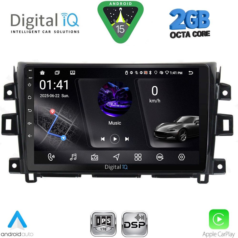 DIGITAL IQ RSF 4456_CPA (10inc) MULTIMEDIA TABLET for NISSAN NAVARA mod. 2016-2025 DIGITAL IQ RSF 4456_CPA (10inc) MULTIMEDIA TABLET for NISSAN NAVARA mod. 2016-2025