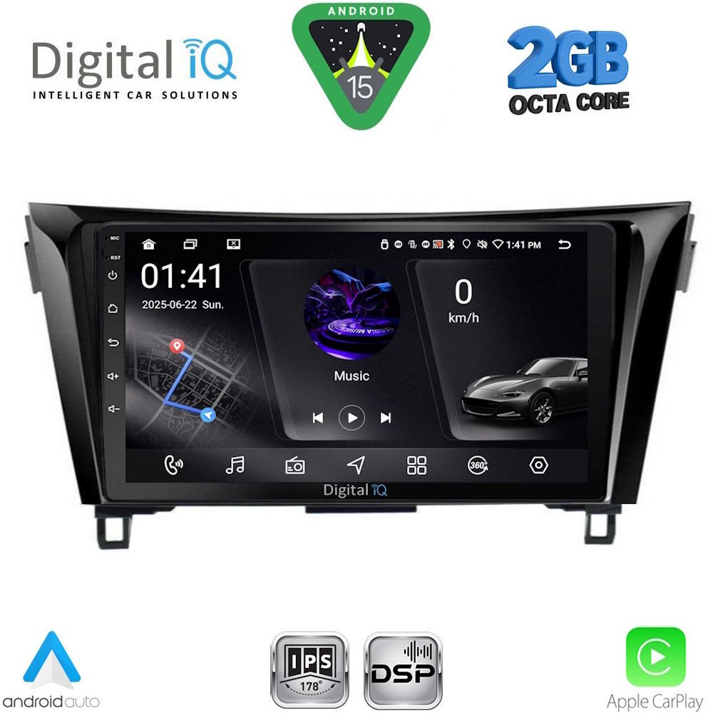 DIGITAL IQ RSF 4468_CPA (10inc) MULTIMEDIA TABLET for NISSAN QASHQAI - XTRAIL mod. 2014-2021 DIGITAL IQ RSF 4468_CPA (10inc) MULTIMEDIA TABLET for NISSAN QASHQAI - XTRAIL mod. 2014-2021