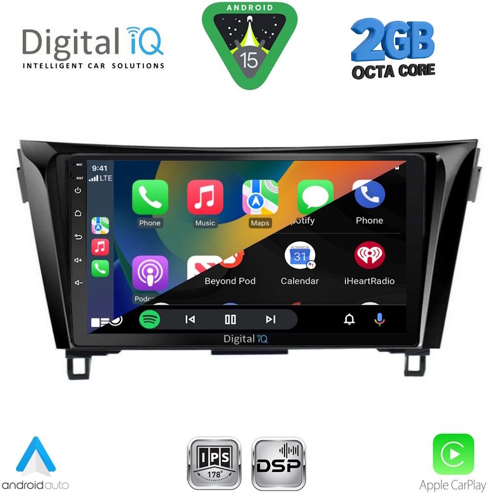 DIGITAL IQ RSF 4468_CPA (10inc) MULTIMEDIA TABLET for NISSAN QASHQAI - XTRAIL mod. 2014-2021 DIGITAL IQ RSF 4468_CPA (10inc) MULTIMEDIA TABLET for NISSAN QASHQAI - XTRAIL mod. 2014-2021