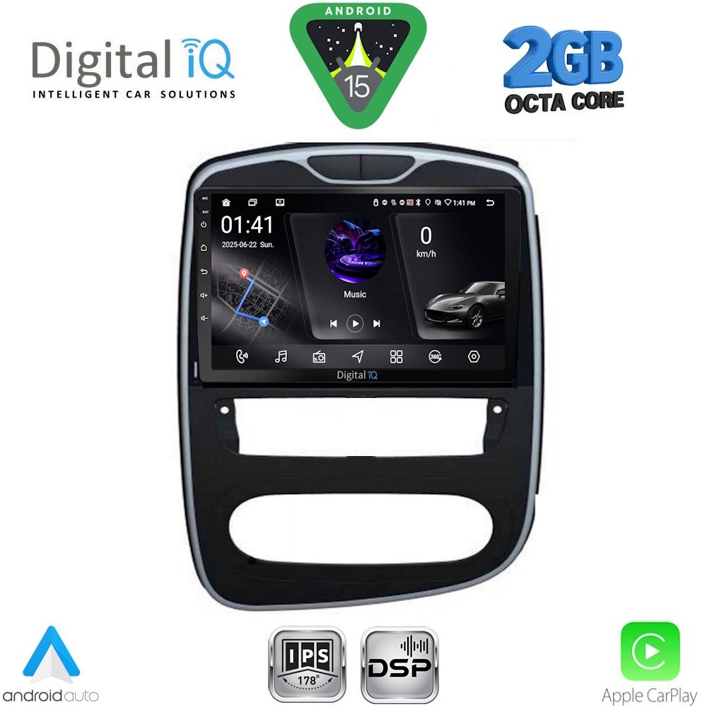 DIGITAL IQ RSF 4545_CPA (10inc) MULTIMEDIA TABLET for RENAULT CLIO mod. 2016-2019 DIGITAL IQ RSF 4545_CPA (10inc) MULTIMEDIA TABLET for RENAULT CLIO mod. 2016-2019