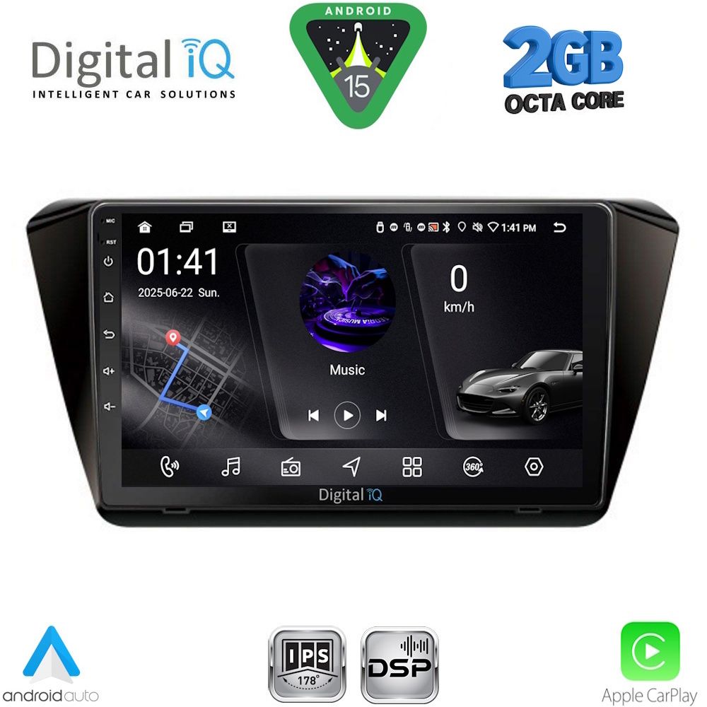 DIGITAL IQ RSF 4605_CPA (10inc)MULTIMEDIA TABLET for SKODA SUPERB mod. 2015-2023 DIGITAL IQ RSF 4605_CPA (10inc)MULTIMEDIA TABLET for SKODA SUPERB mod. 2015-2023