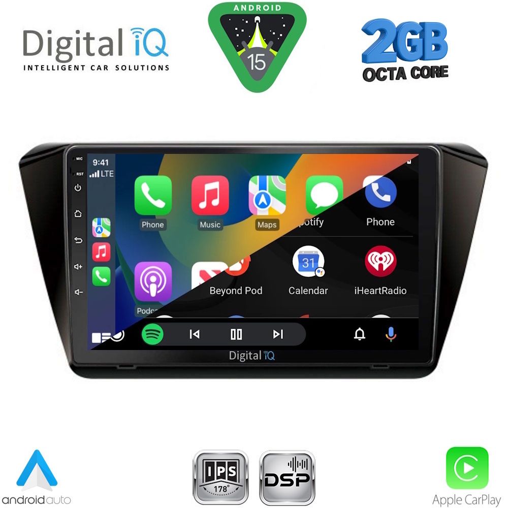 DIGITAL IQ RSF 4605_CPA (10inc)MULTIMEDIA TABLET for SKODA SUPERB mod. 2015-2023 DIGITAL IQ RSF 4605_CPA (10inc)MULTIMEDIA TABLET for SKODA SUPERB mod. 2015-2023