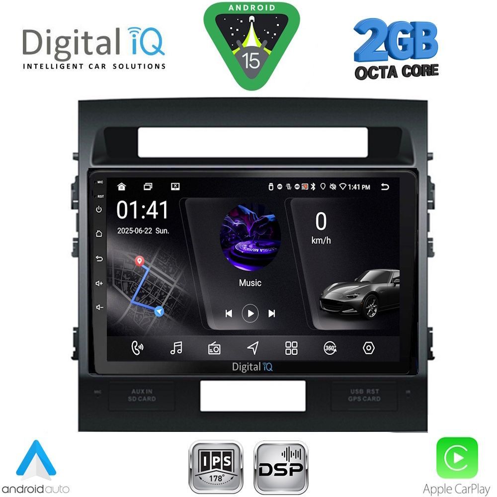 DIGITAL IQ RSF 4724_CPA (10inc) MULTIMEDIA TABLET for TOYOTA LAND CRUISER mod. 2008-2015 DIGITAL IQ RSF 4724_CPA (10inc) MULTIMEDIA TABLET for TOYOTA LAND CRUISER mod. 2008-2015