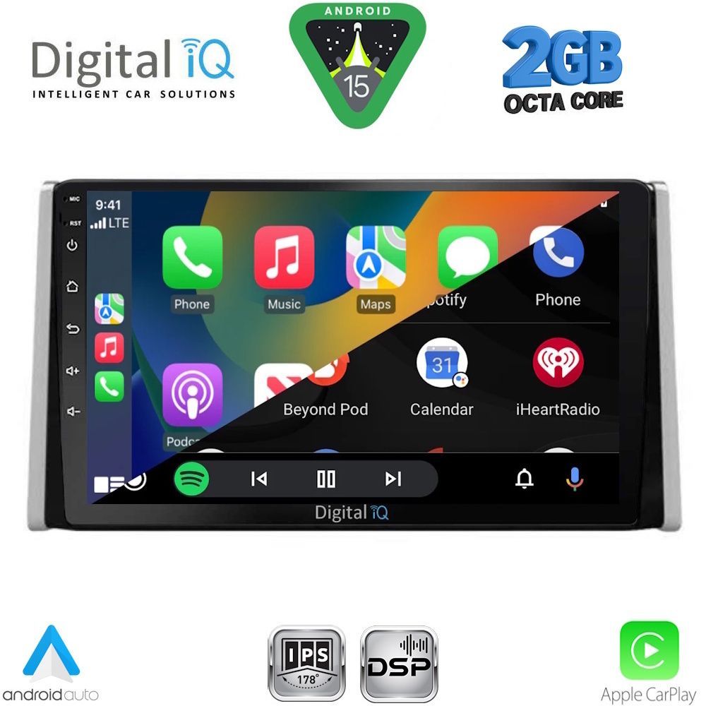 DIGITAL IQ RSF 4734_CPA (10inc) MULTIMEDIA TABLET for TOYOTA RAV 4 mod. 2019-2025 DIGITAL IQ RSF 4734_CPA (10inc) MULTIMEDIA TABLET for TOYOTA RAV 4 mod. 2019-2025
