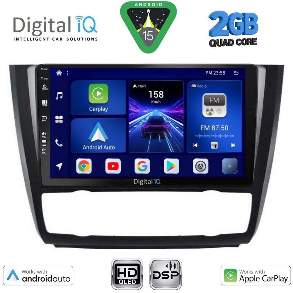 DIGITAL IQ BXC 3040_CPAA CLIMA (9inc) MULTIMEDIA TABLET for BMW S.1 E81-82-87-88 mod. 2004-2013 DIGITAL IQ BXC 3040_CPAA CLIMA (9inc) MULTIMEDIA TABLET for BMW S.1 E81-82-87-88 mod. 2004-2013