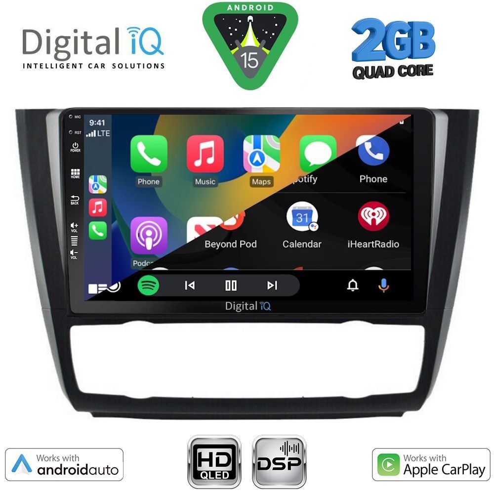 DIGITAL IQ BXC 3040_CPAA CLIMA (9inc) MULTIMEDIA TABLET for BMW S.1 E81-82-87-88 mod. 2004-2013 DIGITAL IQ BXC 3040_CPAA CLIMA (9inc) MULTIMEDIA TABLET for BMW S.1 E81-82-87-88 mod. 2004-2013