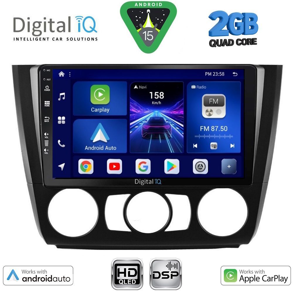 DIGITAL IQ BXC 3040_CPAA A/C (9inc) MULTIMEDIA TABLET for BMW S.1 E81-82-87-88 mod. 2004-2013 DIGITAL IQ BXC 3040_CPAA A/C (9inc) MULTIMEDIA TABLET for BMW S.1 E81-82-87-88 mod. 2004-2013