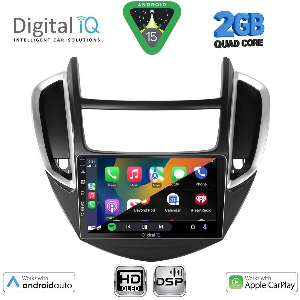 DIGITAL IQ BXC 3080_CPAA (9inc) MULTIMEDIA TABLET for CHEVROLET TRAX mod. 2014-2022 DIGITAL IQ BXC 3080_CPAA (9inc) MULTIMEDIA TABLET for CHEVROLET TRAX mod. 2014-2022