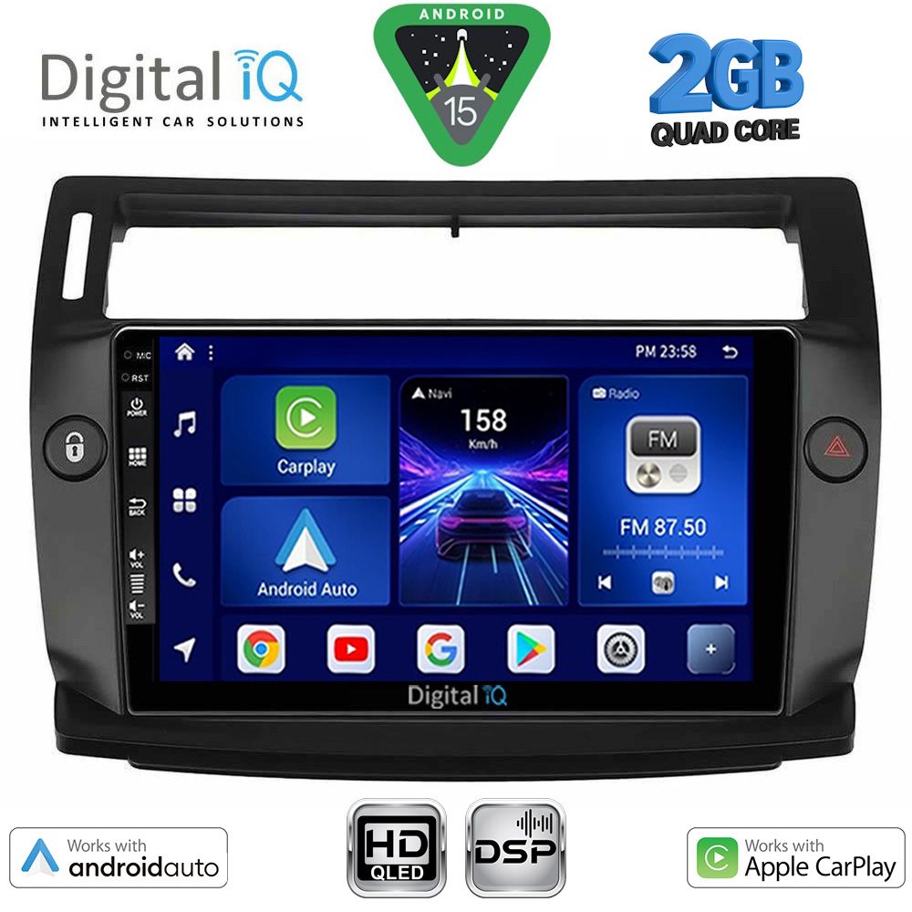 DIGITAL IQ BXC 3084BL_CPAA (9inc) MULTIMEDIA TABLET for CITROEN C4 mod. 2004-2011 (BLACK) DIGITAL IQ BXC 3084BL_CPAA (9inc) MULTIMEDIA TABLET for CITROEN C4 mod. 2004-2011 (BLACK)