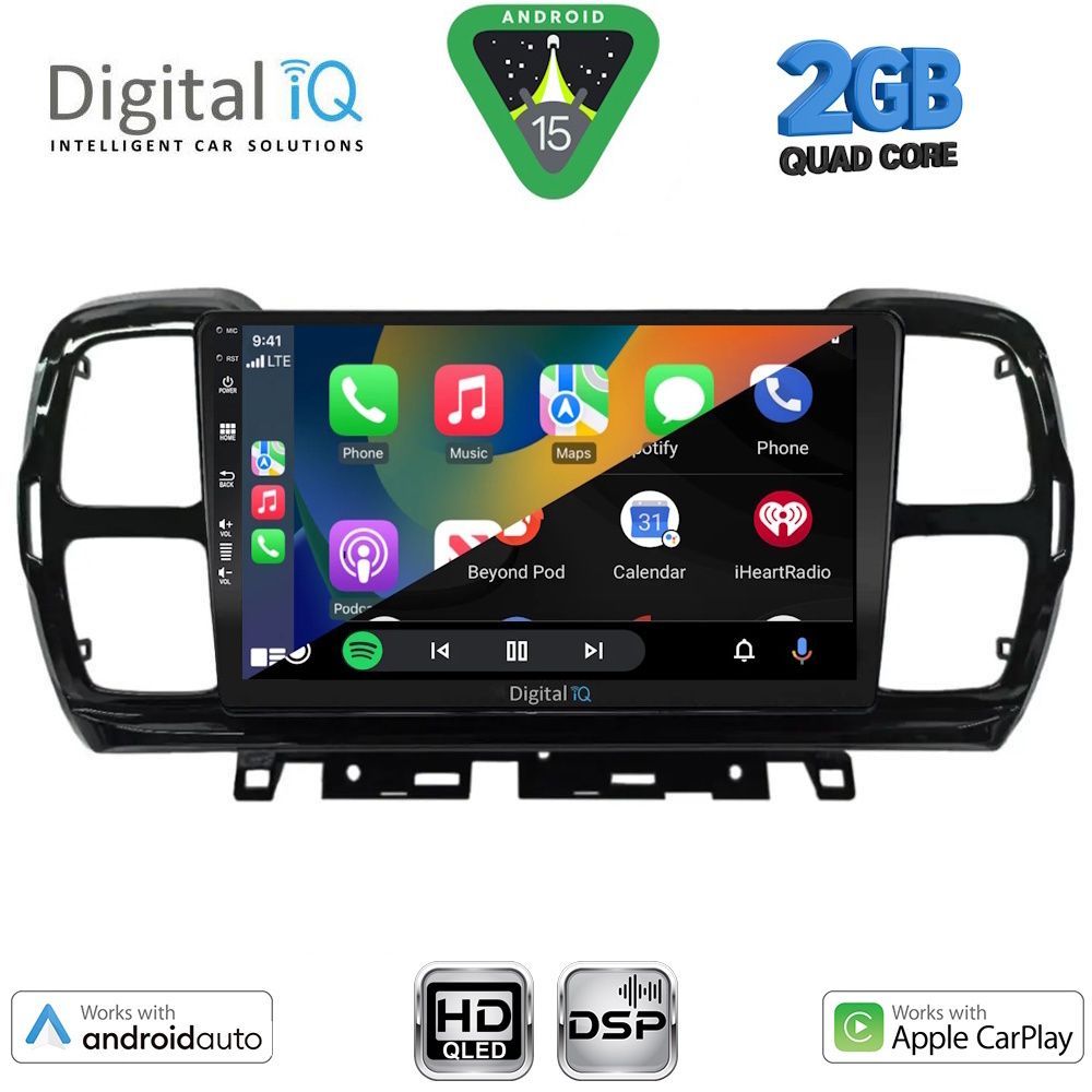 DIGITAL IQ BXC 3088_CPAA (9inc) MULTIMEDIA TABLET for CITROEN C5 AIRCROSS mod. 2017-2021 DIGITAL IQ BXC 3088_CPAA (9inc) MULTIMEDIA TABLET for CITROEN C5 AIRCROSS mod. 2017-2021