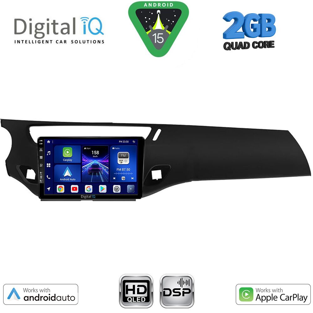 DIGITAL IQ BXC 3092BL_CPAA (9inc) MULTIMEDIA TABLET for CITROEN C3 - DS3 mod. 2009-2016 (BLACK) DIGITAL IQ BXC 3092BL_CPAA (9inc) MULTIMEDIA TABLET for CITROEN C3 - DS3 mod. 2009-2016 (BLACK)