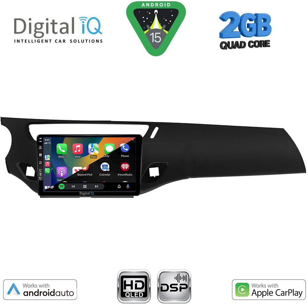 DIGITAL IQ BXC 3092BL_CPAA (9inc) MULTIMEDIA TABLET for CITROEN C3 - DS3 mod. 2009-2016 (BLACK) DIGITAL IQ BXC 3092BL_CPAA (9inc) MULTIMEDIA TABLET for CITROEN C3 - DS3 mod. 2009-2016 (BLACK)