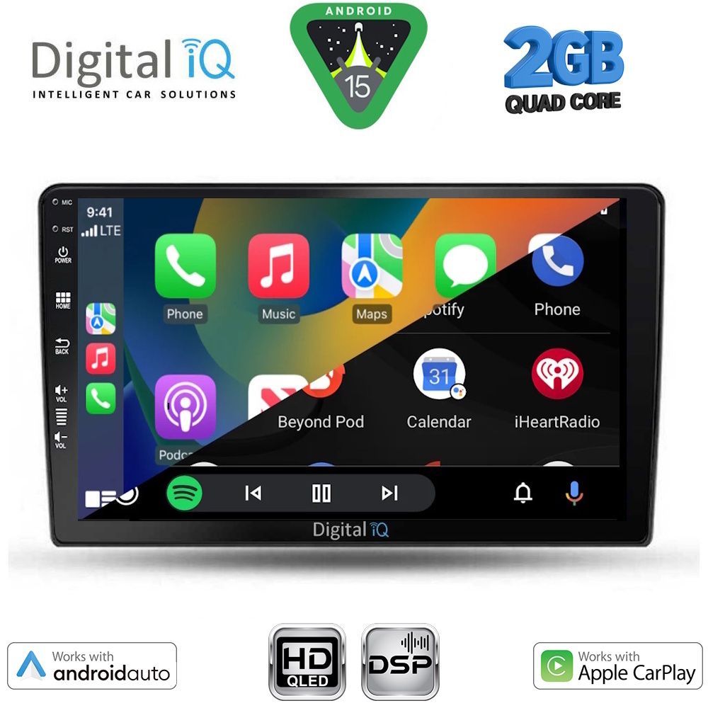 DIGITAL IQ BXC 3103B_CPAA (9inc) MULTIMEDIA TABLET for DACIA DUSTER mod. 2012-2019 DIGITAL IQ BXC 3103B_CPAA (9inc) MULTIMEDIA TABLET for DACIA DUSTER mod. 2012-2019
