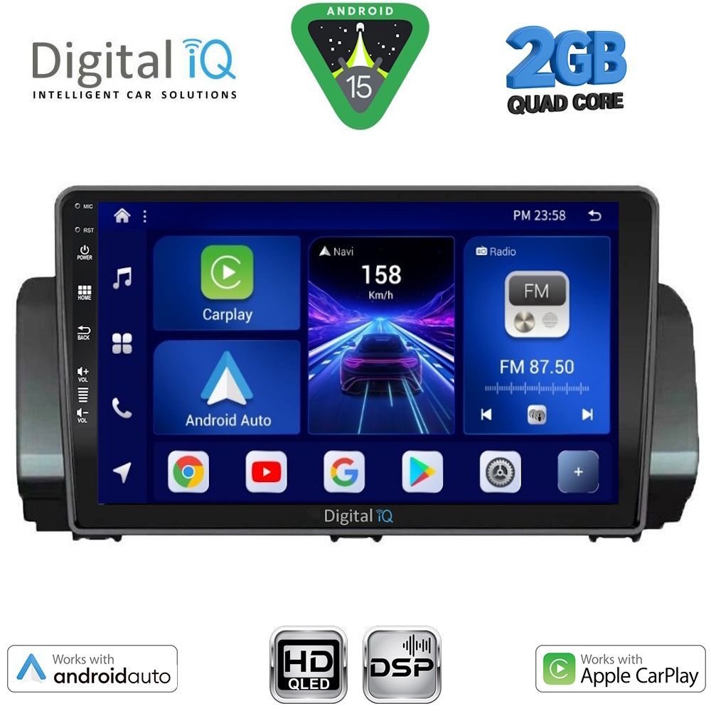 DIGITAL IQ BXC 3109_CPAA (10inc) MULTIMEDIA TABLET for DACIA LOGAN - SANDERO - JOGGER mod. 2020-2026 DIGITAL IQ BXC 3109_CPAA (10inc) MULTIMEDIA TABLET for DACIA LOGAN - SANDERO - JOGGER mod. 2020-2026