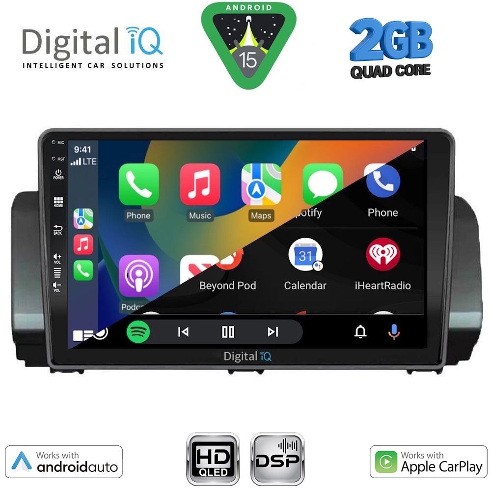 DIGITAL IQ BXC 3109_CPAA (10inc) MULTIMEDIA TABLET for DACIA LOGAN - SANDERO - JOGGER mod. 2020-2026 DIGITAL IQ BXC 3109_CPAA (10inc) MULTIMEDIA TABLET for DACIA LOGAN - SANDERO - JOGGER mod. 2020-2026