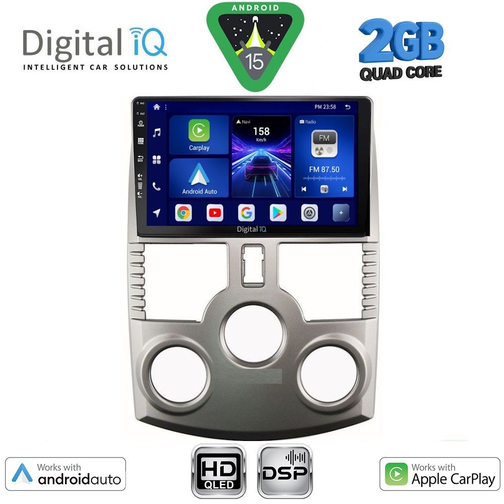 DIGITAL IQ BXC 3126_CPAA (9inc) MULTIMEDIA TABLET for DAIHATSU TERIOS mod. 2006-2017 DIGITAL IQ BXC 3126_CPAA (9inc) MULTIMEDIA TABLET for DAIHATSU TERIOS mod. 2006-2017