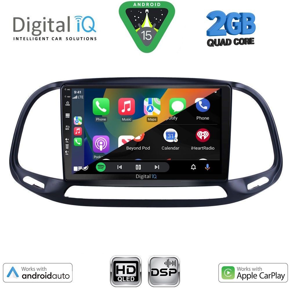 DIGITAL IQ BXC 3138_CPAA (9inc) MULTIMEDIA TABLET for FIAT DOBLO – OPEL COMBO mod. 2015-2018 DIGITAL IQ BXC 3138_CPAA (9inc) MULTIMEDIA TABLET for FIAT DOBLO – OPEL COMBO mod. 2015-2018