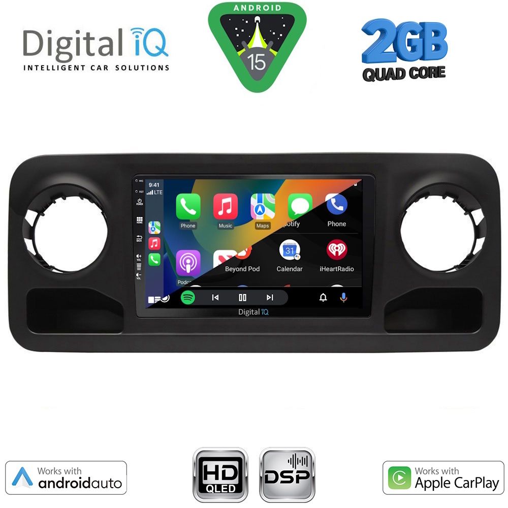 DIGITAL IQ BXC 3424_CPAA (10inc) MULTIMEDIA TABLET for MERCEDES SPRINTER mod. 2018-2026 DIGITAL IQ BXC 3424_CPAA (10inc) MULTIMEDIA TABLET for MERCEDES SPRINTER mod. 2018-2026