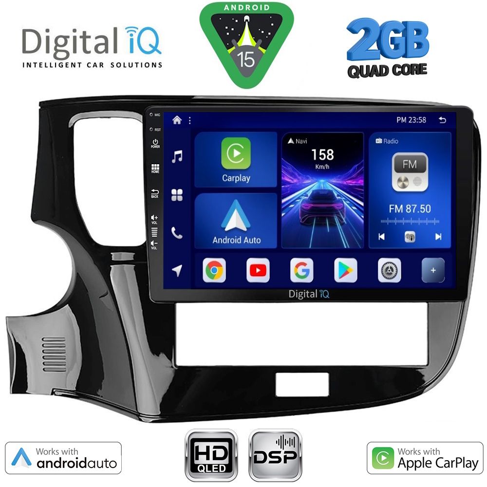 DIGITAL IQ BXC 3440_CPAA (10inc) MULTIMEDIA TABLET for MITSUBISHI OUTLANDER mod. 2020-2022 DIGITAL IQ BXC 3440_CPAA (10inc) MULTIMEDIA TABLET for MITSUBISHI OUTLANDER mod. 2020-2022