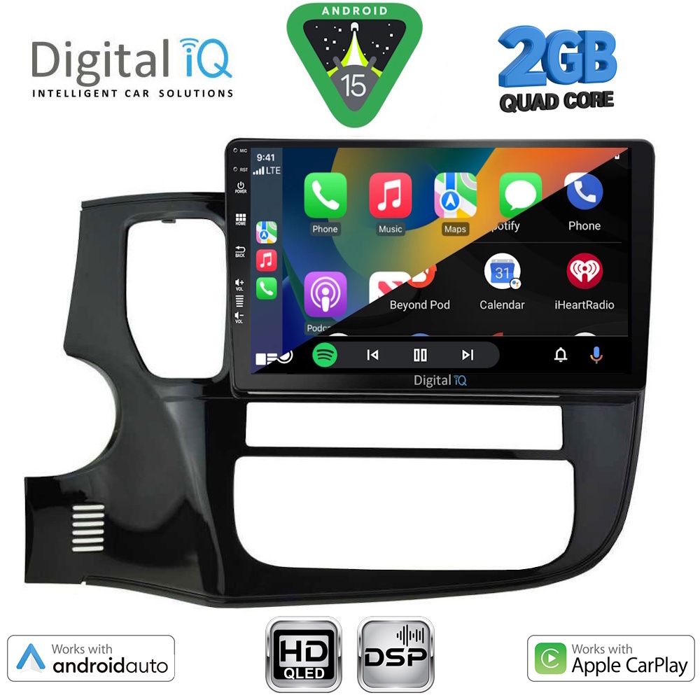DIGITAL IQ BXC 3443_CPAA (10inc) MULTIMEDIA TABLET for MITSUBISHI OUTLANDER mod. 2013-2020 DIGITAL IQ BXC 3443_CPAA (10inc) MULTIMEDIA TABLET for MITSUBISHI OUTLANDER mod. 2013-2020