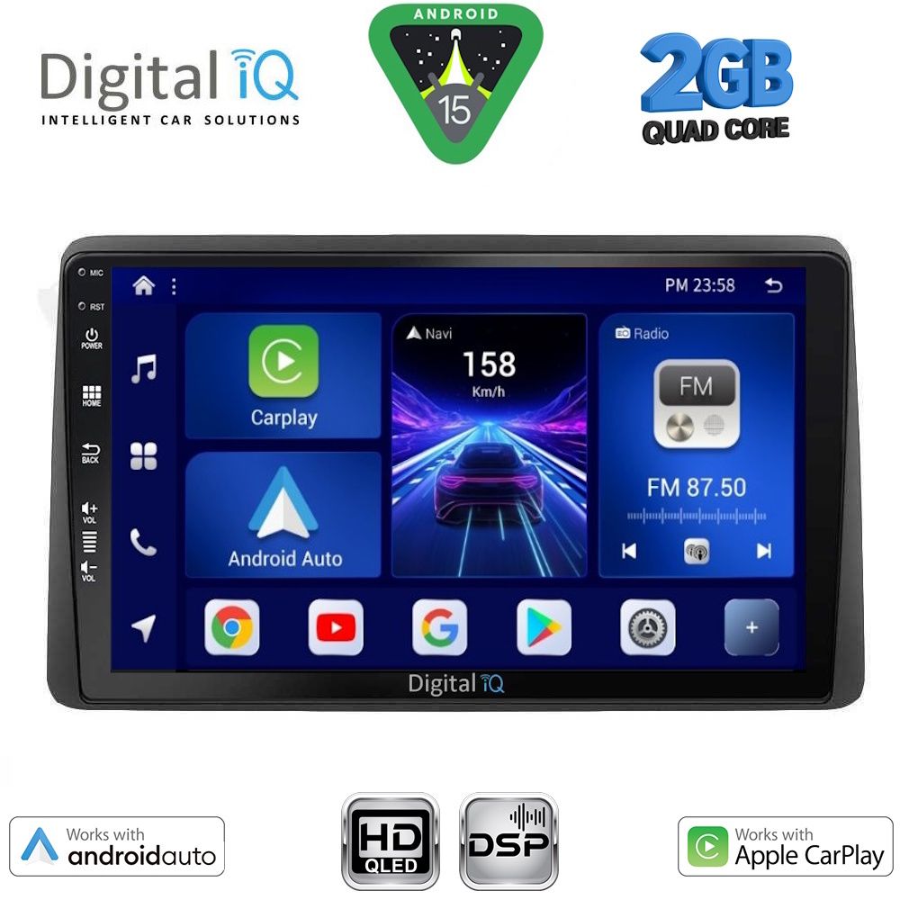 DIGITAL IQ BXC 3453_CPAA (10inc) MULTIMEDIA TABLET for NISSAN JUKE mod. 2021-2026 DIGITAL IQ BXC 3453_CPAA (10inc) MULTIMEDIA TABLET for NISSAN JUKE mod. 2021-2026
