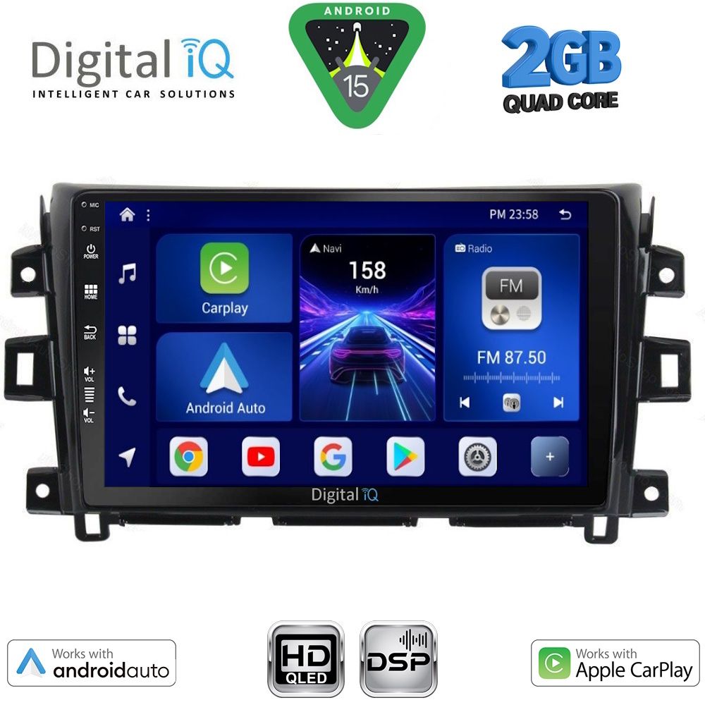 DIGITAL IQ BXC 3456_CPAA (10inc) MULTIMEDIA TABLET for NISSAN NAVARA mod. 2016-2025 DIGITAL IQ BXC 3456_CPAA (10inc) MULTIMEDIA TABLET for NISSAN NAVARA mod. 2016-2025
