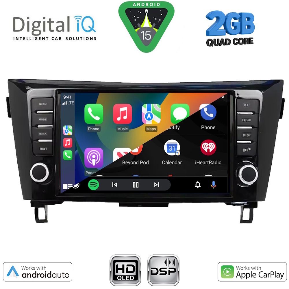 DIGITAL IQ BXC 3467_CPAA (9inc) MULTIMEDIA TABLET for NISSAN QASHQAI - XTRAIL mod. 2014-2021 DIGITAL IQ BXC 3467_CPAA (9inc) MULTIMEDIA TABLET for NISSAN QASHQAI - XTRAIL mod. 2014-2021
