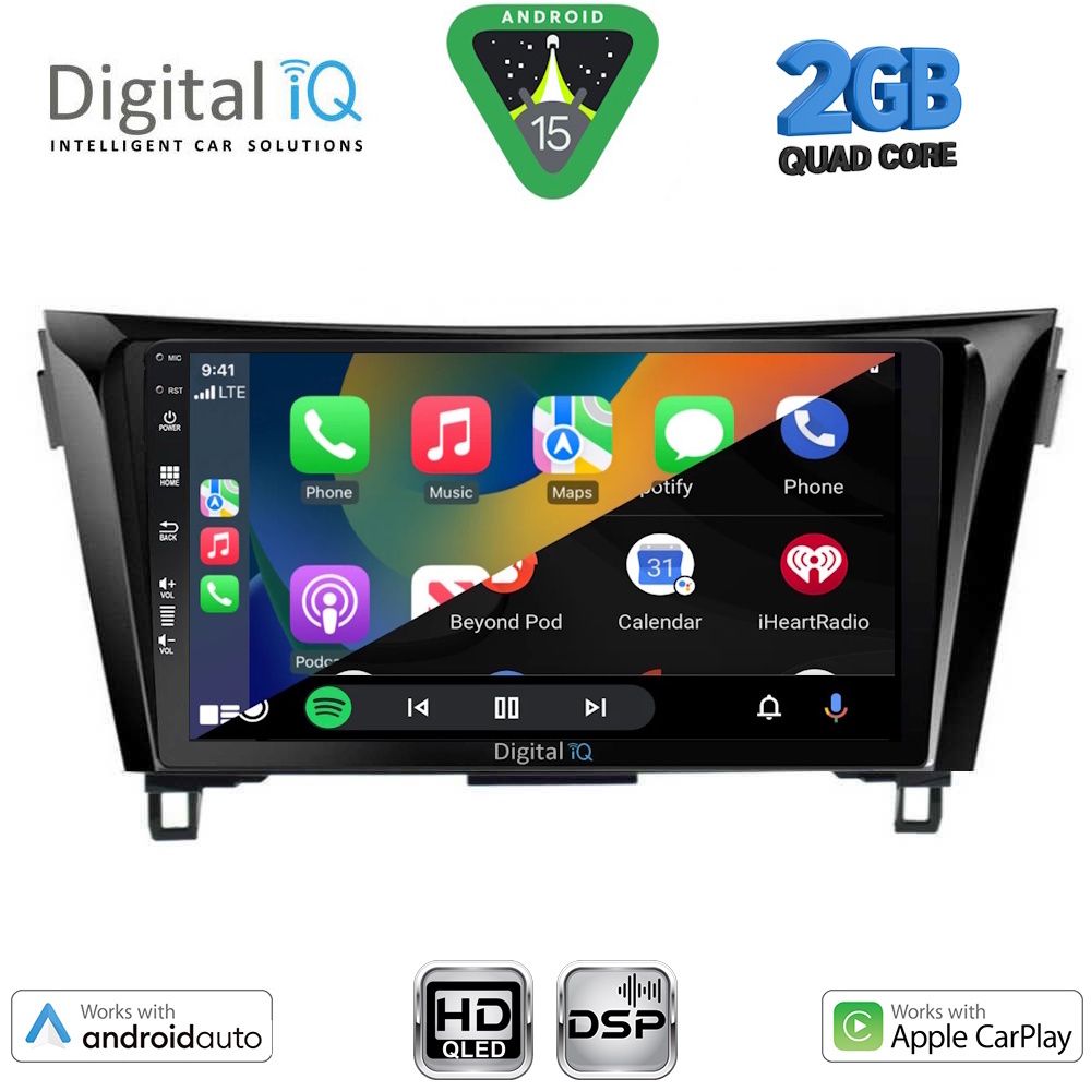 DIGITAL IQ BXC 3468_CPAA (10inc) MULTIMEDIA TABLET for NISSAN QASHQAI - XTRAIL mod. 2014-2021 DIGITAL IQ BXC 3468_CPAA (10inc) MULTIMEDIA TABLET for NISSAN QASHQAI - XTRAIL mod. 2014-2021