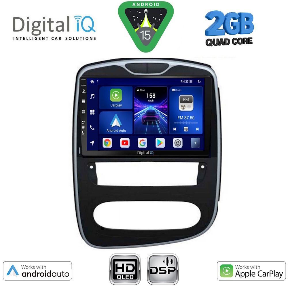 DIGITAL IQ BXC 3545_CPAA (10inc) MULTIMEDIA TABLET for RENAULT CLIO mod. 2016-2019 DIGITAL IQ BXC 3545_CPAA (10inc) MULTIMEDIA TABLET for RENAULT CLIO mod. 2016-2019