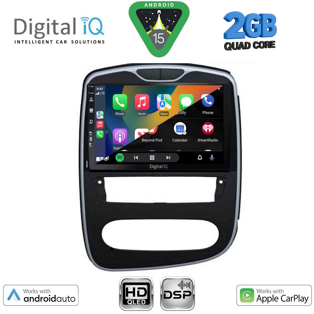 DIGITAL IQ BXC 3545_CPAA (10inc) MULTIMEDIA TABLET for RENAULT CLIO mod. 2016-2019 DIGITAL IQ BXC 3545_CPAA (10inc) MULTIMEDIA TABLET for RENAULT CLIO mod. 2016-2019