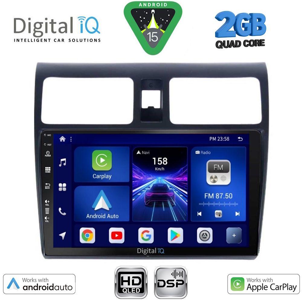 DIGITAL IQ BXC 3684_CPAA (10inc) MULTIMEDIA TABLET for SUZUKI SWIFT mod. 2005-2011 DIGITAL IQ BXC 3684_CPAA (10inc) MULTIMEDIA TABLET for SUZUKI SWIFT mod. 2005-2011