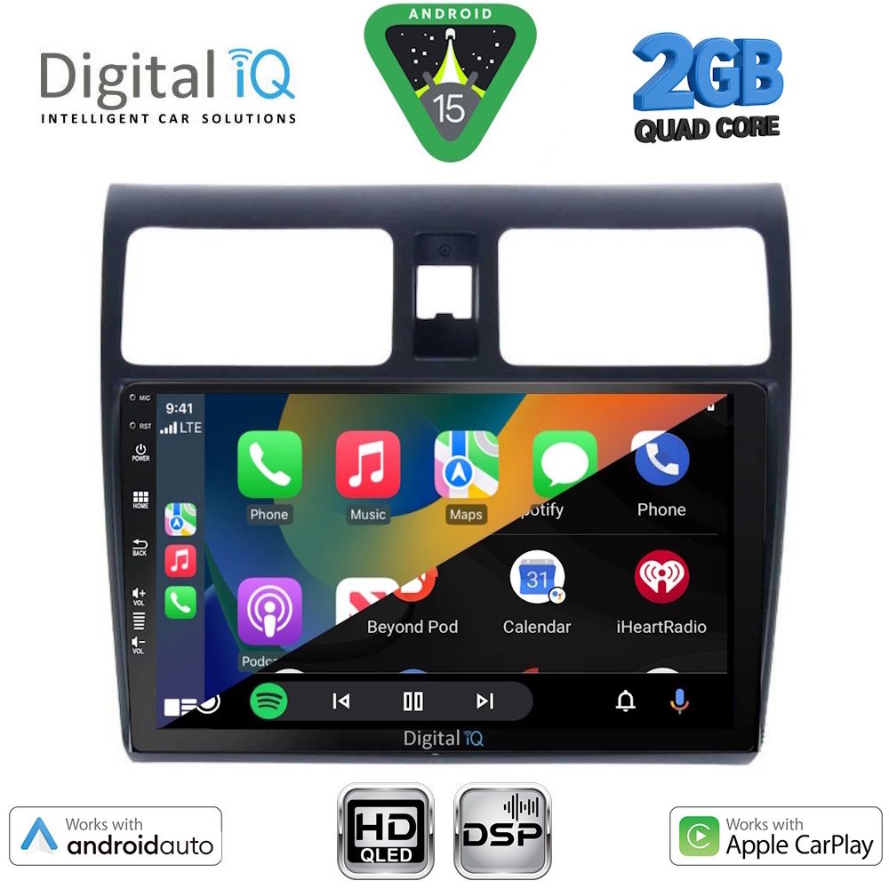 DIGITAL IQ BXC 3684_CPAA (10inc) MULTIMEDIA TABLET for SUZUKI SWIFT mod. 2005-2011 DIGITAL IQ BXC 3684_CPAA (10inc) MULTIMEDIA TABLET for SUZUKI SWIFT mod. 2005-2011