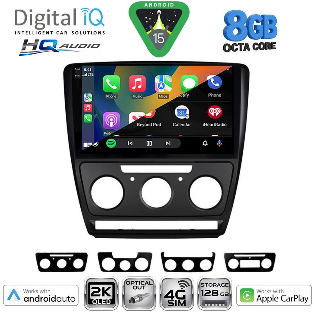 DIGITAL IQ BXK 20595BL_CPAA (10inc) MULTIMEDIA TABLET for SKODA OCTAVIA 5 mod. 2005-2012 (BLACK) DIGITAL IQ BXK 20595BL_CPAA (10inc) MULTIMEDIA TABLET for SKODA OCTAVIA 5 mod. 2005-2012 (BLACK)