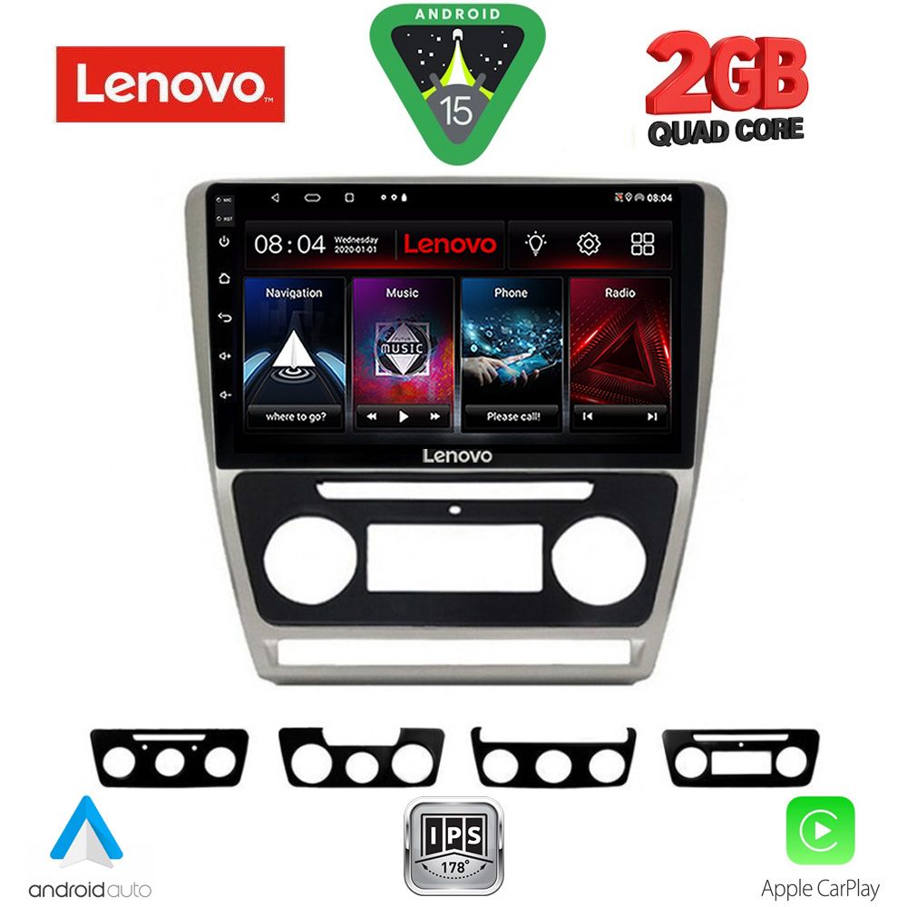 LENOVO LVD 2595SL_CPA (10inc) MULTIMEDIA TABLET for SKODA OCTAVIA 5 mod. 2005-2012 (SILVER) LENOVO LVD 2595SL_CPA (10inc) MULTIMEDIA TABLET for SKODA OCTAVIA 5 mod. 2005-2012 (SILVER)