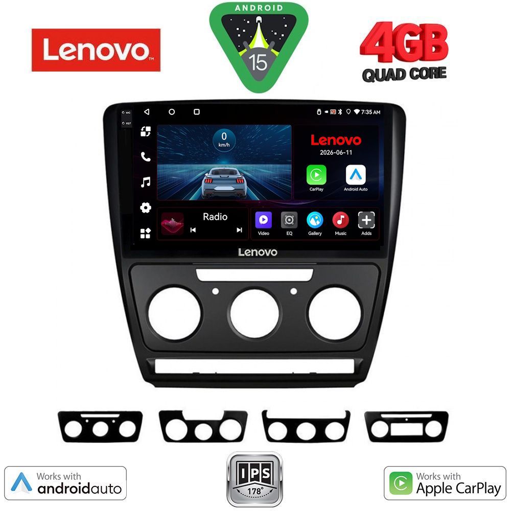 LENOVO LVE 8595BL_CPAA (10inc) MULTIMEDIA TABLET for SKODA OCTAVIA 5 mod. 2005-2012 (BLACK) LENOVO LVE 8595BL_CPAA (10inc) MULTIMEDIA TABLET for SKODA OCTAVIA 5 mod. 2005-2012 (BLACK)